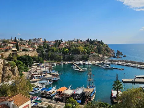 cultural program for international delegates in antalya old town and marina visit