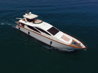 Luxury motor yacht hire and rental in Turkey cruising along the Mediterranean coastline